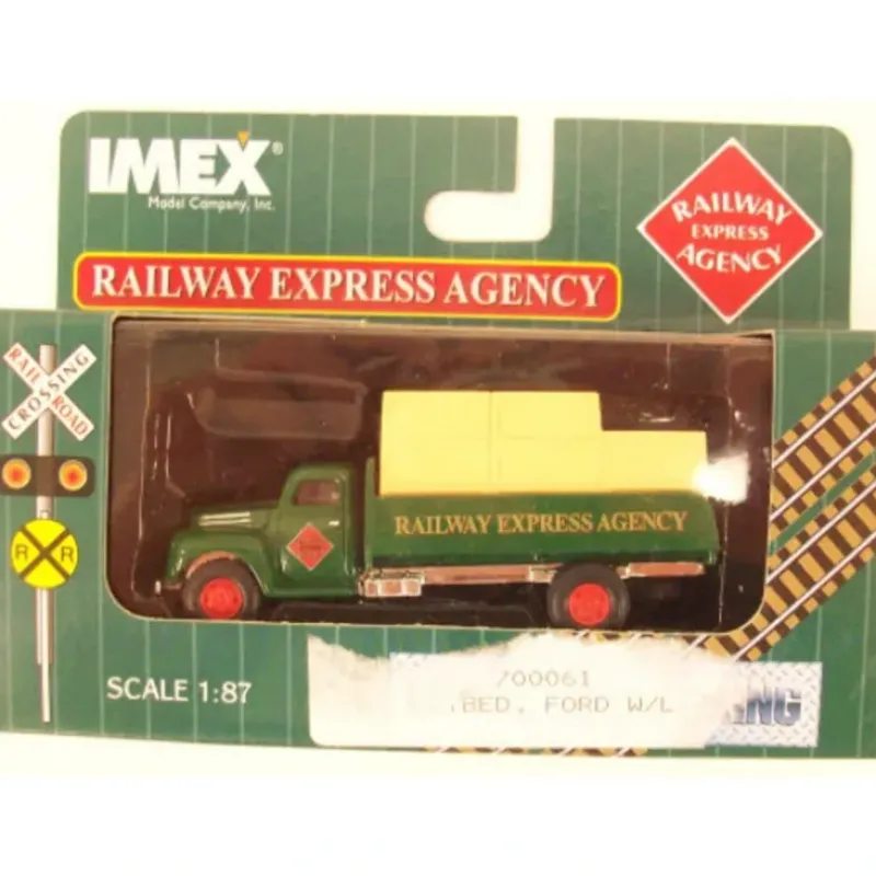 Trains|Imex 870006 HO Railway Express Agency REA Open Bed Ford Delivery Truck - Model Train Junction: Quality Parts and Art Supplies