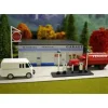 Trains|Imex 6107 HO Scale Perma-Scene Gas Station - Model Train Junction: Quality Parts and Art Supplies
