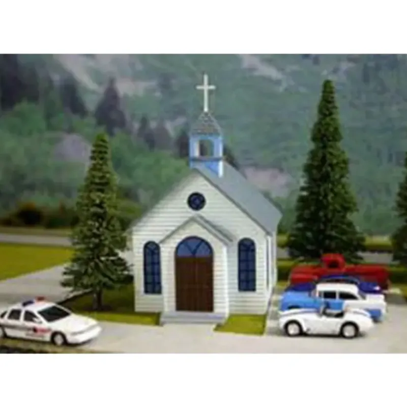 Trains|Imex 6103 HO 1st Street Church - Model Train Junction: Quality Parts and Art Supplies