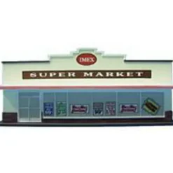Trains|Imex 6110 HO Supermarket Resin Building Assembled Perm-Scene - Model Train Junction: Quality Parts and Art Supplies