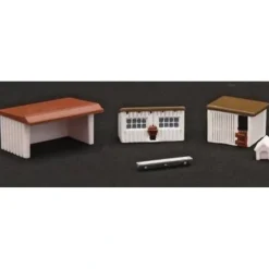 Trains|Imex 6306 N Farm Buildings & Accessories Perma-Scene (Set of 5) - Model Train Junction: Quality Parts and Art Supplies