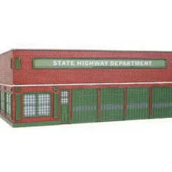 Trains|Imex 6334 N Highway Dept Building - Model Train Junction: Quality Parts and Art Supplies