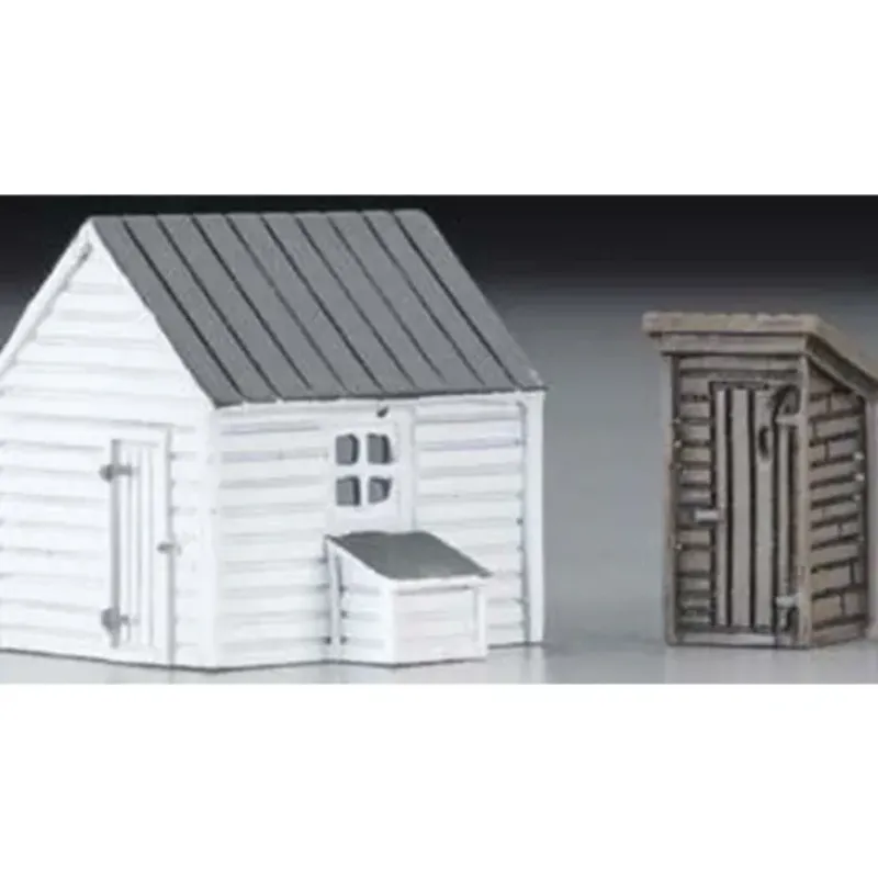 Trains|Imex 6338 N Outhouse & Garage Buildings - Model Train Junction: Quality Parts and Art Supplies