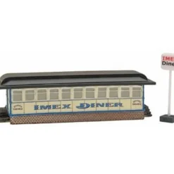 Trains|Imex 6304 N Scale Perma-Scenes Diner w/Sign Assembled Building - Model Train Junction: Quality Parts and Art Supplies
