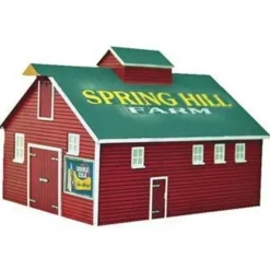 Trains|Imex 6331 N Scale Spring Hill Red Barn with Green Roof - Model Train Junction: Quality Parts and Art Supplies