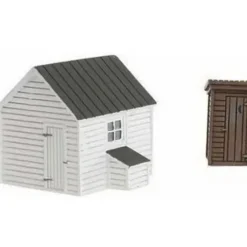 Trains|Imex 6138 Outhouse & Garage - Model Train Junction: Quality Parts and Art Supplies