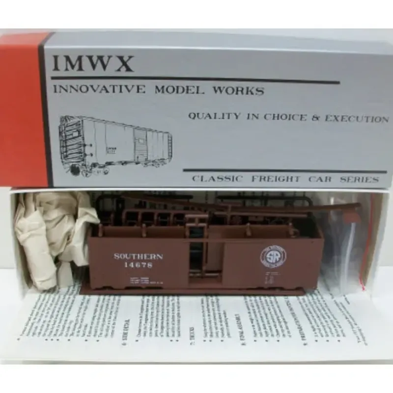 Trains|IMWX 678 HO Southern #14678 1937 AAR Boxcar Kit - Model Train Junction: Quality Parts and Art Supplies