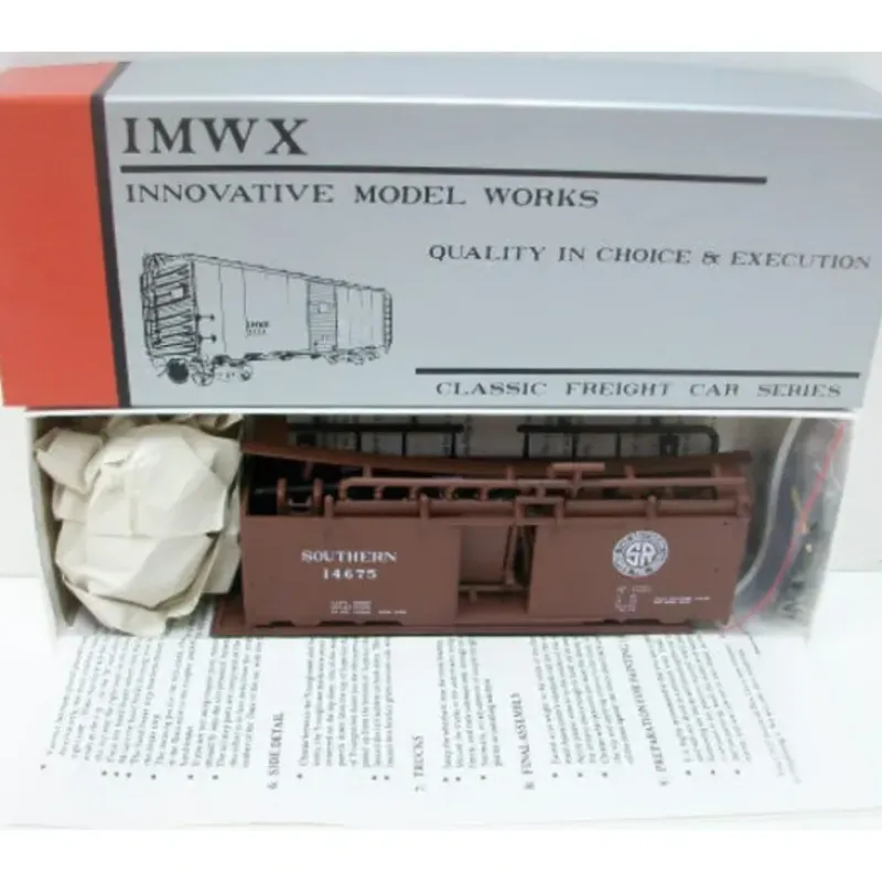 Trains|IMWX 675 HO Southern #14675 1937 AAR Boxcar Kit - Model Train Junction: Quality Parts and Art Supplies