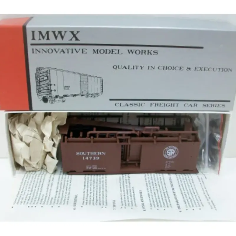 Trains|IMWX 739 HO Southern #14739 1937 AAR Boxcar Kit - Model Train Junction: Quality Parts and Art Supplies