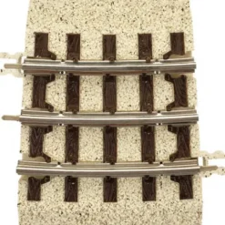 Trains|Industrial Rail 1001068 0-36 1/4 Curve Tracks (4) - Model Train Junction: Quality Parts and Art Supplies