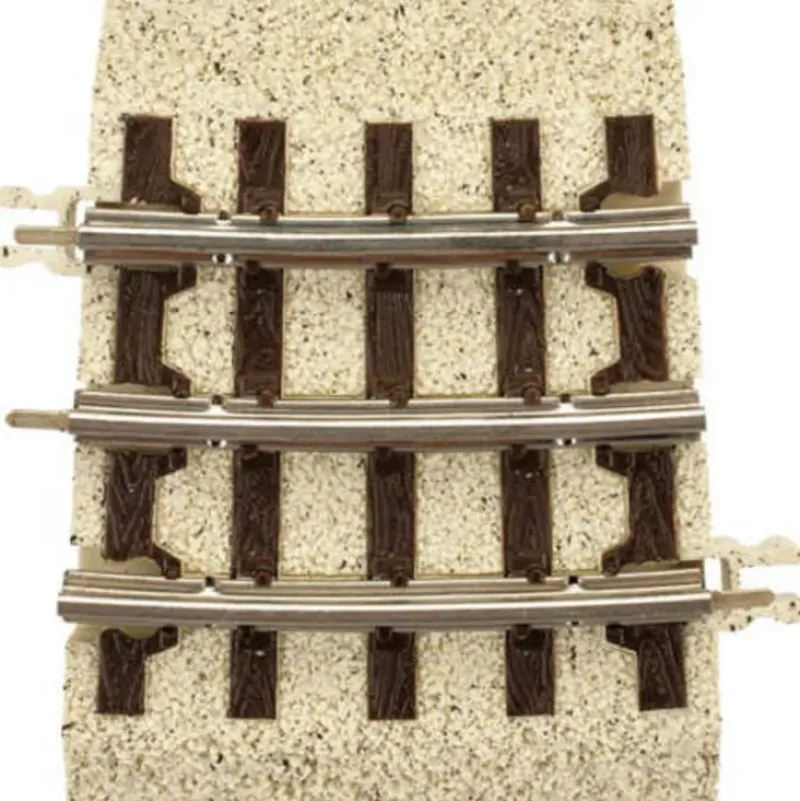 Trains|Industrial Rail 1001068 0-36 1/4 Curve Tracks (4) - Model Train Junction: Quality Parts and Art Supplies