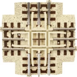 Trains|Industrial Rail 1001080 90 Degree Crossing - Model Train Junction: Quality Parts and Art Supplies