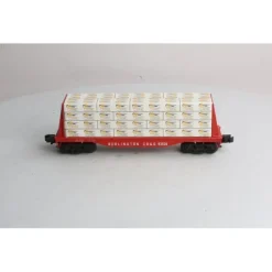 Trains|Industrial Rail 1004101 Burlington Northern Flatcar w/Lumber Load #93536 - Model Train Junction: Quality Parts and Art Supplies