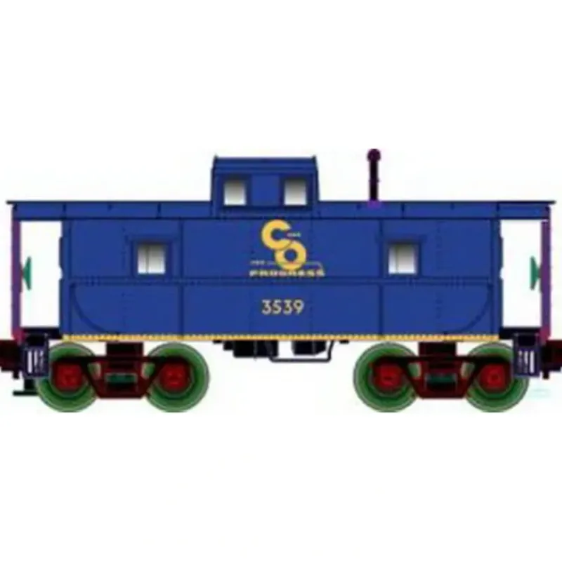Trains|Industrial Rail 1007001 Chesapeake & Ohio Caboose - Model Train Junction: Quality Parts and Art Supplies