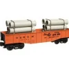 Trains|Industrial Rail 1003005 O Ind.Rail Gondola W/Pipe Load Rio Grande #56135 - Model Train Junction: Quality Parts and Art Supplies