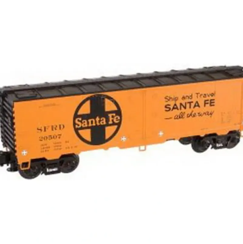 Trains|Industrial Rail 1002303 Santa Fe Reefer Car #20507 - Model Train Junction: Quality Parts and Art Supplies