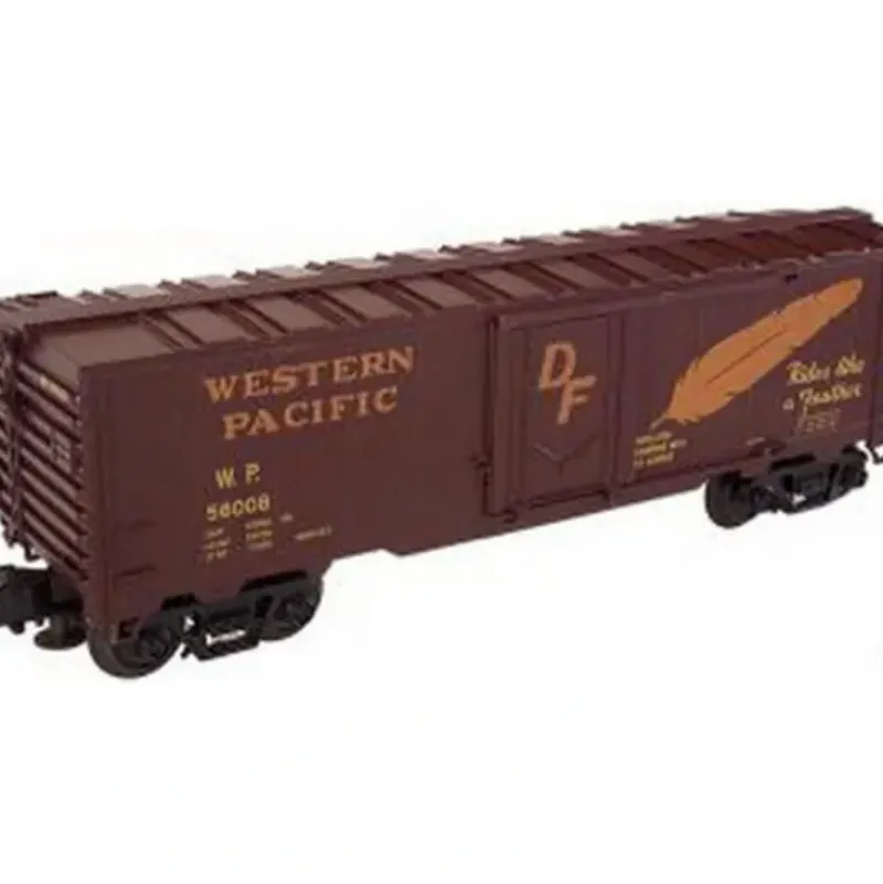 Trains|Industrial Rail 1002104 Western Pacific Plug Door Boxcar - Model Train Junction: Quality Parts and Art Supplies