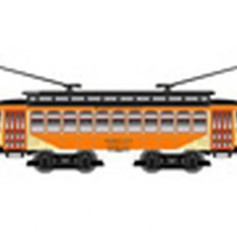 Trains|Industrial Rail 1008110B Atlantic City 0-27 Trolley #117 - Model Train Junction: Quality Parts and Art Supplies