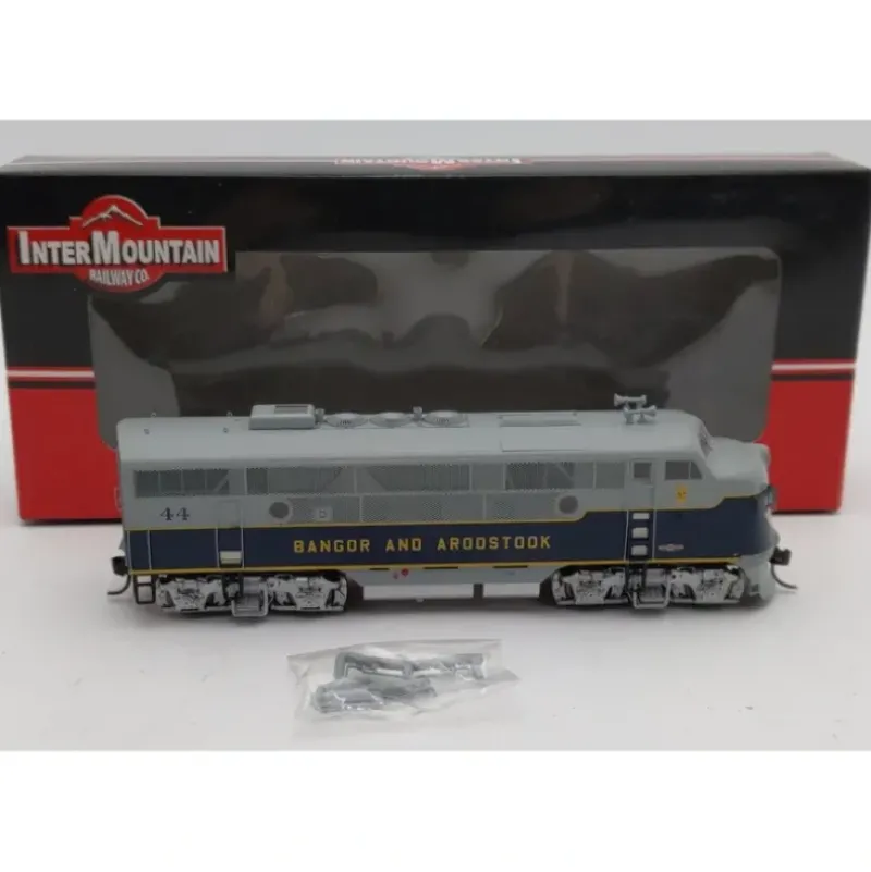 Trains|InterMountain 49115-01 HO Scale Bangor & ArooStook EMD F-3A Locomotive #44 LN/Box - Model Train Junction: Quality Parts and Art Supplies