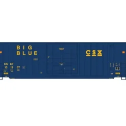 InterMountain, 4130006-05, HO Scale, Gunderson 50' High Cube Double Door Box Car, CSX, #151347 - Model Train Junction: Quality Parts and Art Supplies Hot