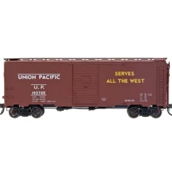 Trains|InterMountain 45815-30 HO Scale Union Pacific 10'6" 1937 AAR Boxcar #193731 - Model Train Junction: Quality Parts and Art Supplies