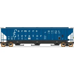 InterMountain, 653105-02, N Scale, 4750 Cu Ft. 3-Bay Hopper, Farmers Elevator, #34900 - Model Train Junction: Quality Parts and Art Supplies Outlet