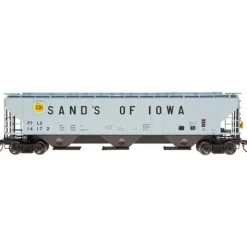 InterMountain, 65343-21, N Scale, 4750 Cu Ft. 3-Bay Hopper, Sand of Iowa, #14173 - Model Train Junction: Quality Parts and Art Supplies Hot