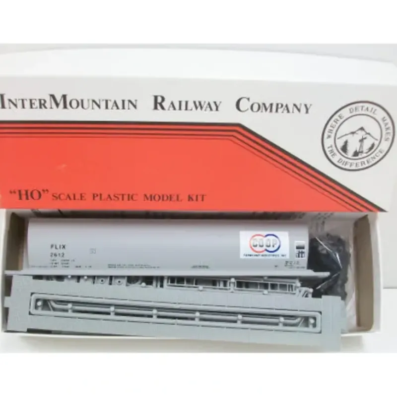Trains|InterMountain FLIX-04 HO Co-op 4Bay Covered Hopper Kit - Model Train Junction: Quality Parts and Art Supplies