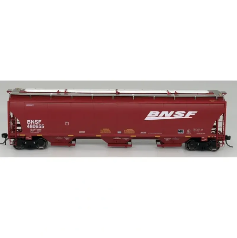 Intermountain, HO Scale, 472107 Trinity 5161 Covered Hoppers, Burlington Northern Santa Fe, (Six Pack) - Model Train Junction: Quality Parts and Art Supplies Outlet