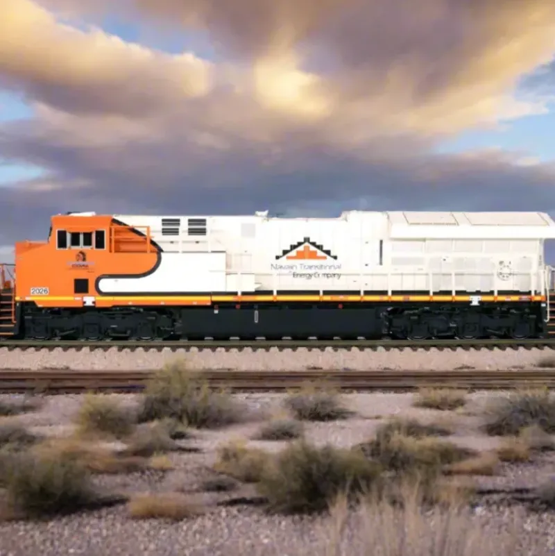 InterMountain, HO Scale, 497106S-02, ET44AC, Navajo Mine Railroad #2027, DCC & Sound - Model Train Junction: Quality Parts and Art Supplies Online