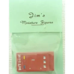 Trains|Jim''s O Red Soft Drink Machine - Solid Pewter - Model Train Junction: Quality Parts and Art Supplies