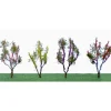 Trains|JTT Scenery Products 95503 HO 0.75-1" Assorted Flower Trees (Set of 48) - Model Train Junction: Quality Parts and Art Supplies