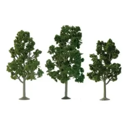 Trains|JTT Scenery Products 92102 HO 5-5.5" Sycamore Super Scenic Trees (Pack of 3) - Model Train Junction: Quality Parts and Art Supplies