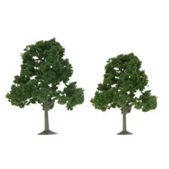 Trains|JTT Scenery Products 92109 HO 5.5-6" Super Scenic Deciduous Tree (Pack of 2) - Model Train Junction: Quality Parts and Art Supplies