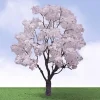 Trains|JTT Scenery Products 94462 HO 4" Professional Cherry Blossom Tree (Pack of 2) - Model Train Junction: Quality Parts and Art Supplies
