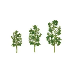 Trains|JTT Scenery Products 92048 HO 3.5-4" Premium Aspen Tree (Pack of 2) - Model Train Junction: Quality Parts and Art Supplies