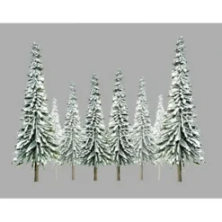 Trains|JTT Scenery Products 92006 N 2-4" Snow Pine Super Scenic Tree (Pack of 36) - Model Train Junction: Quality Parts and Art Supplies