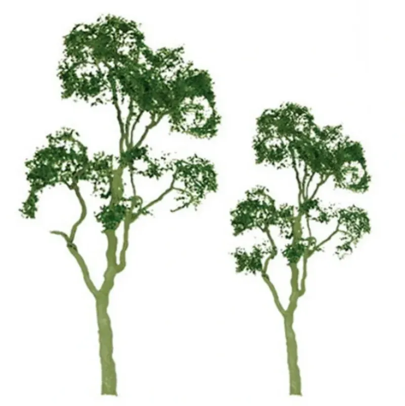 Trains|JTT Scenery Products 94410 N 2" Professional Gum Trees (Pack of 4) - Model Train Junction: Quality Parts and Art Supplies