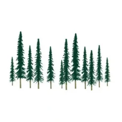 Trains|JTT Scenery Products 92010 N 2-4" Super Scenic Conifer Tree (Pack of 36) - Model Train Junction: Quality Parts and Art Supplies