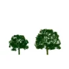 Trains|JTT Scenery Products 92053 N 3-3.5" Premium Walnut Tree (Pack of 2) - Model Train Junction: Quality Parts and Art Supplies