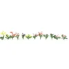 Trains|JTT Scenery Products 95507 3/8" Petunias Red/Pink/Yellow/Purple (Pack of 40) - Model Train Junction: Quality Parts and Art Supplies
