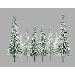 Trains|JTT Scenery Products 92005 Z 1-2" Super Scenic Snow Pine Tree (Pack of 55) - Model Train Junction: Quality Parts and Art Supplies