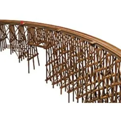 Trains|JV Models 4016 O Curved Trestle Wooden Bridge Kit - Model Train Junction: Quality Parts and Art Supplies