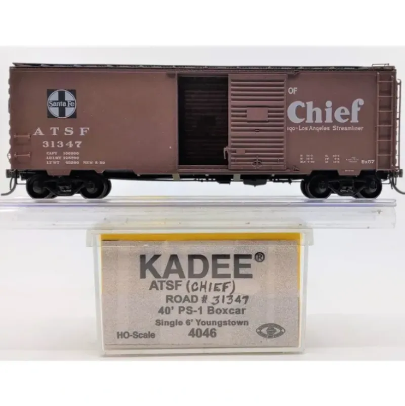 Trains*Kadee 4046 HO Atchison, Topeka & Santa Fe El Captain 40' PS-1 Boxcar - Model Train Junction: Quality Parts and Art Supplies