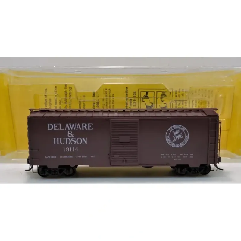 Trains*Kadee 4004 HO Delware & Hudson 40' PS-1 Standard Boxcar #19114 - Model Train Junction: Quality Parts and Art Supplies