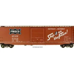 Trains*Kadee 6007 HO Frisco 50' PS-1 Boxcar #7600 - Model Train Junction: Quality Parts and Art Supplies