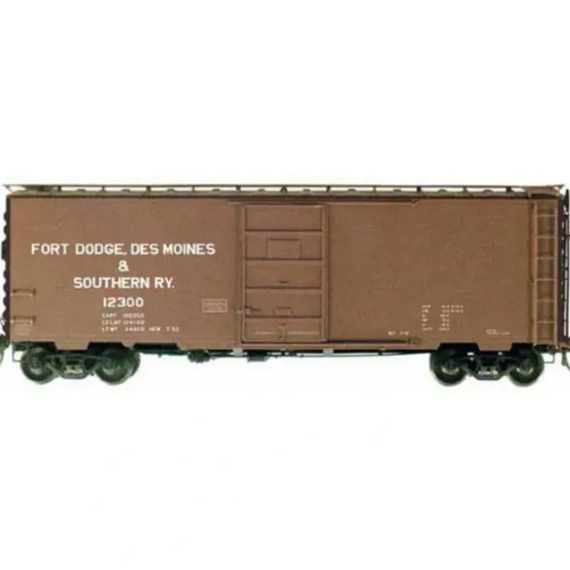 Trains|Kadee 4043 HO Ft Dodge, Des Moines & Southern 40' PS-1 Boxcar #12300 - Model Train Junction: Quality Parts and Art Supplies