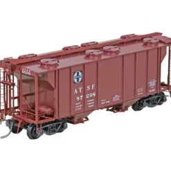 Trains*Kadee 8638 HO Santa Fe PS-2 Covered Hopper #87298 - Model Train Junction: Quality Parts and Art Supplies