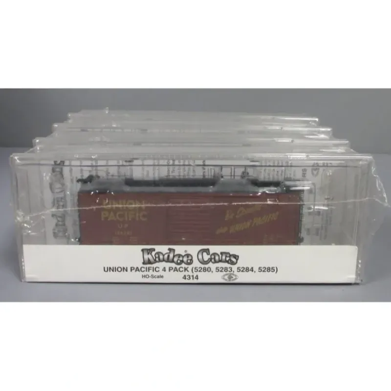 Trains*Kadee 4314 HO Scale UP 40' PS-1 Boxcar 4 Pack MT/Box - Model Train Junction: Quality Parts and Art Supplies