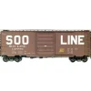 Trains*Kadee 5212 HO SOO Line PS-1 Boxcar with Miner Brake Wheel #137776 - Model Train Junction: Quality Parts and Art Supplies